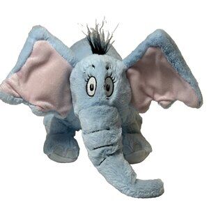 Kohl's Cares Dr Seuss Horton Hears A Who Elephant Blue Plush Stuffed Toy 10"
